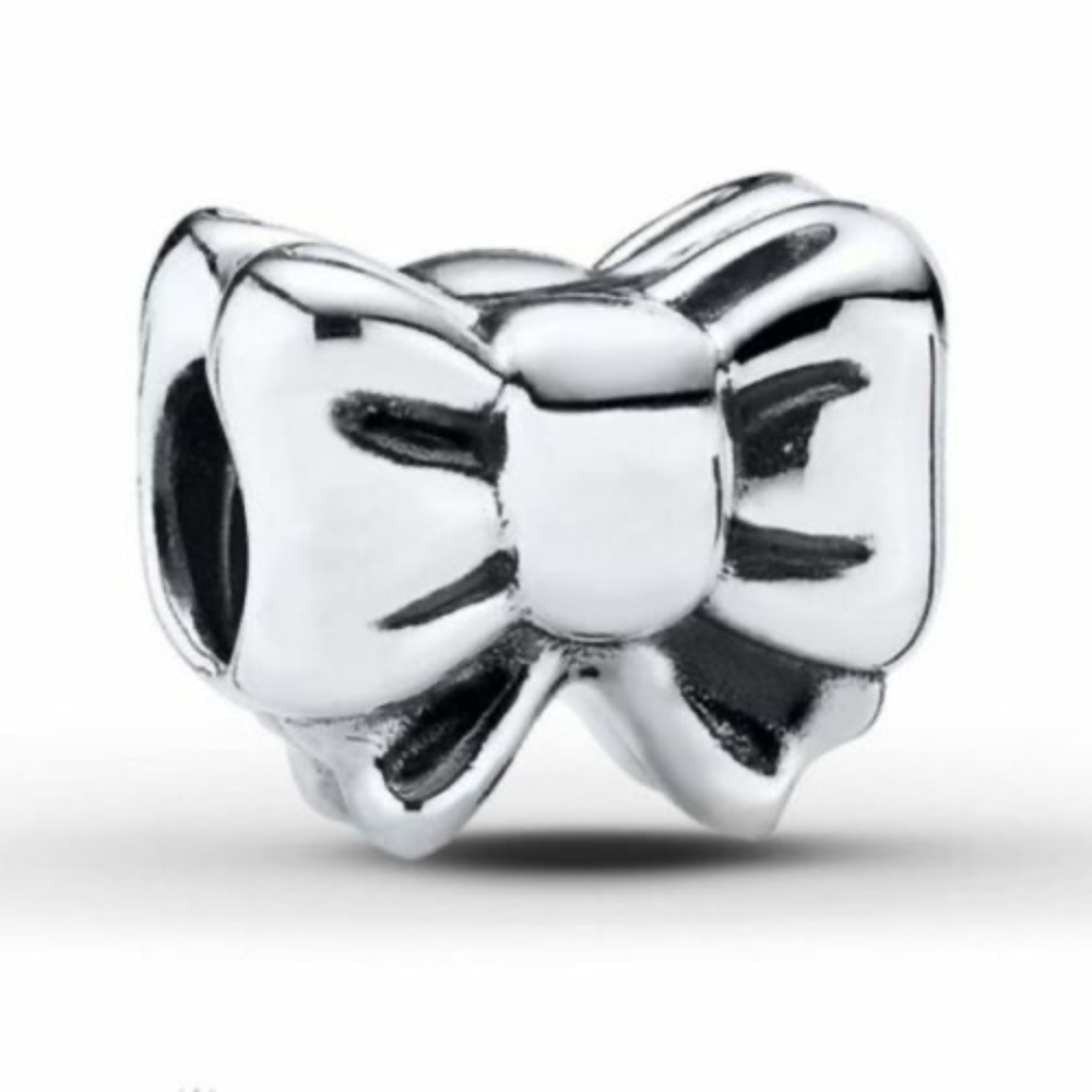 Authentic Pandora Sterling Silver Perfect Gift Bow Bead